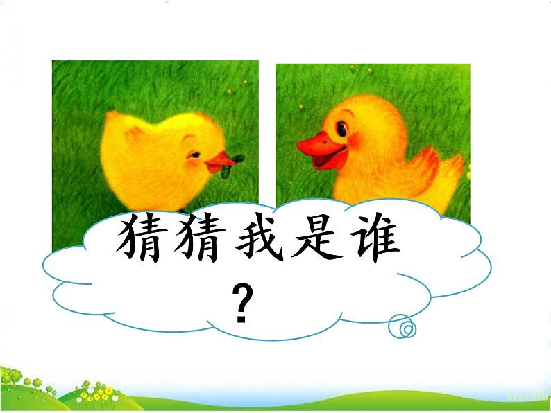 课文5 小公鸡和小鸭子第4页