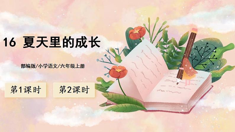 16《夏天里的成长》 课件+教案+导学案课件+练习+音视频素材01