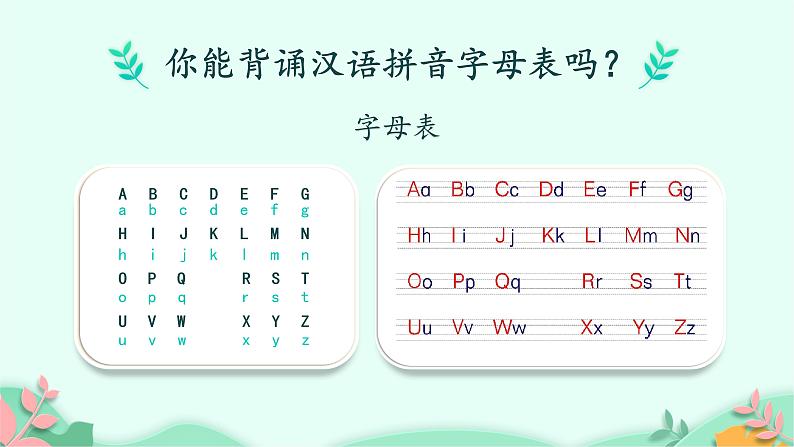 语文园地三 课件-2021-2022学年语文一年级下册07