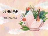 20《青山不老》 课件+教案+导学案课件+练习+音视频素材