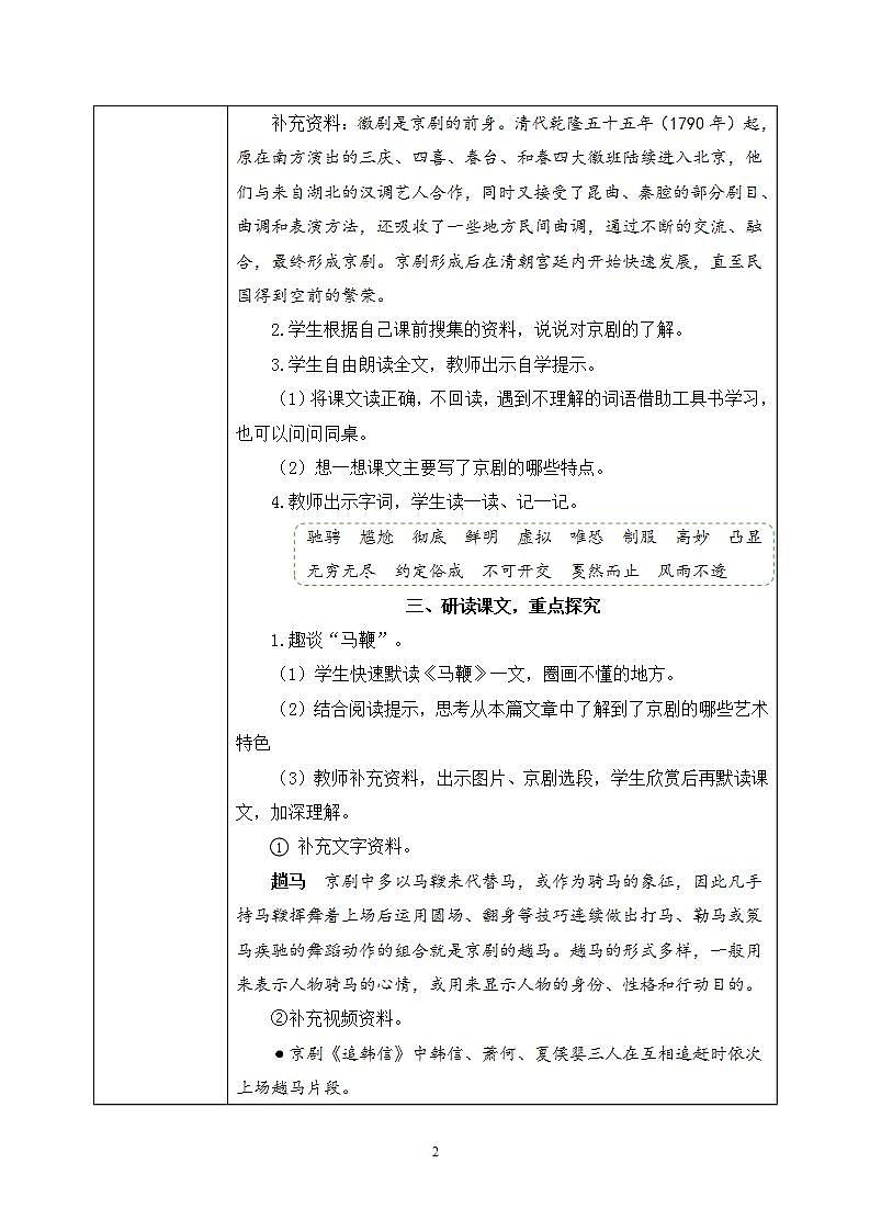 24《京剧趣谈》 课件+教案+导学案课件+练习+音视频素材02