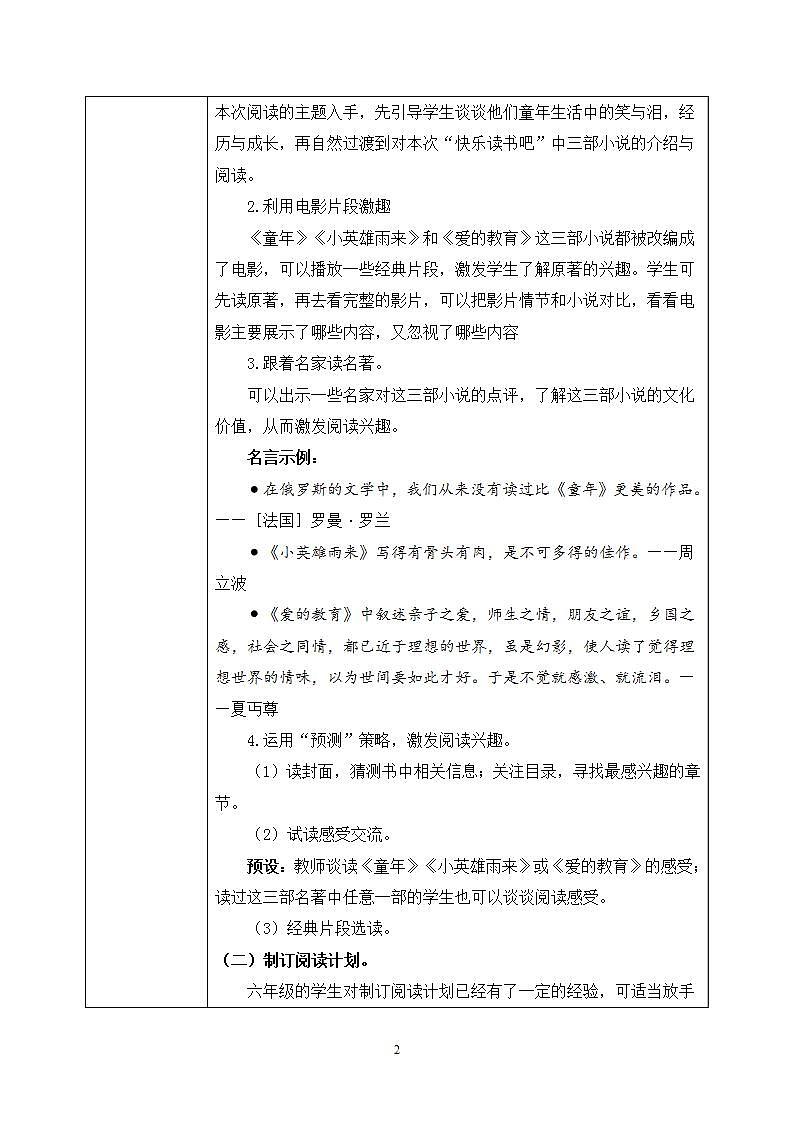 部编版语文六上  第四单元  快乐读书吧：笑与泪，经历与成长  课件+教案+音视频素材02