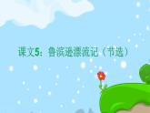课文5鲁滨逊漂流记（节选） 精品PPT 趣味识字课件