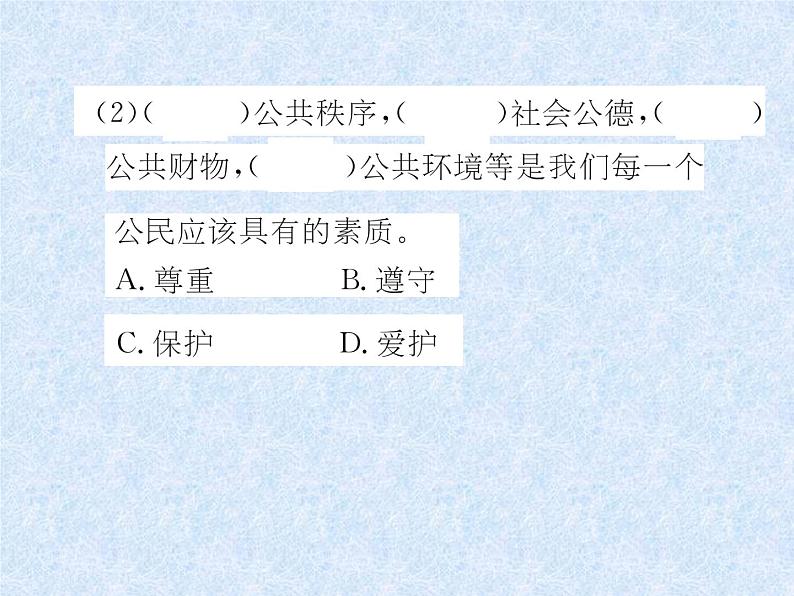 小升初语文总复习精练课件－第3章 词语 复习检测｜人教新课标 (共30张PPT)07