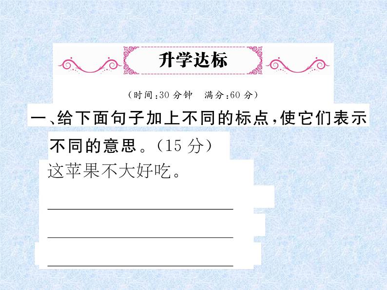 小升初语文总复习精练课件－第13课时　标点符号｜人教新课标 (共13张PPT)02