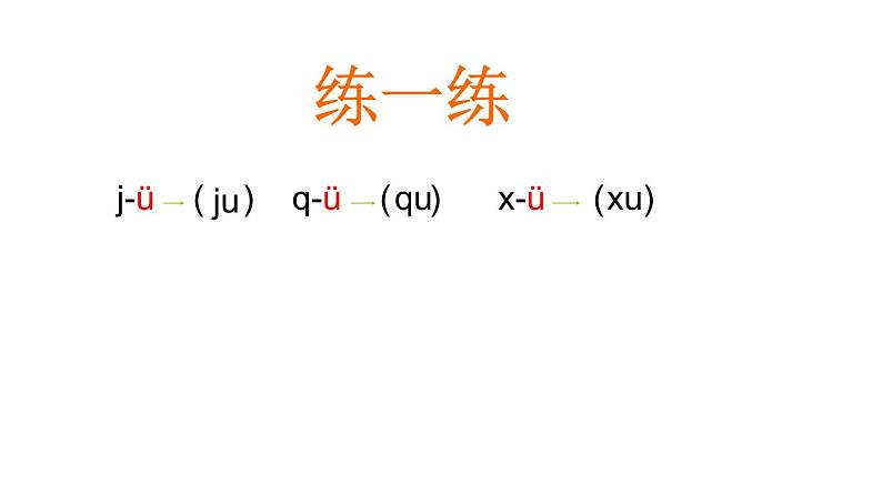 一年级语文上册教学课件-6 j q x（19）-部编版（共15 页PPT ）第5页