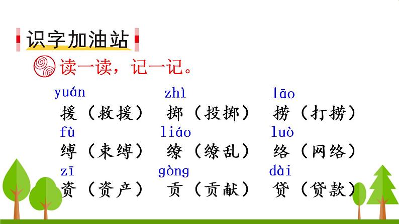 语文园地一（上课课件，共18张PPT）语文人教部编版三年级下第4页