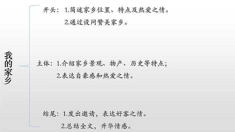 通用版六年级期末语文作文本专项——家乡抒情（三）课件PPT第7页