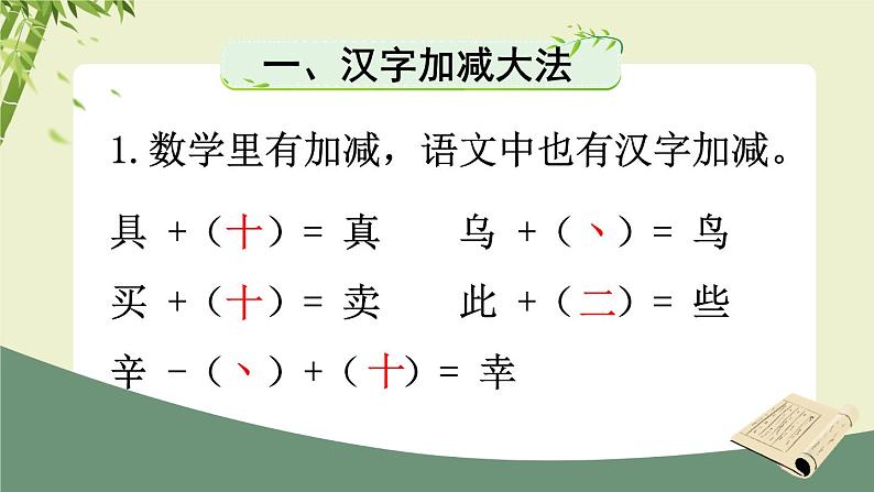 统编版语文二年级下册期末复习-会写字：学字有方 期末复习课件 （16张）第2页