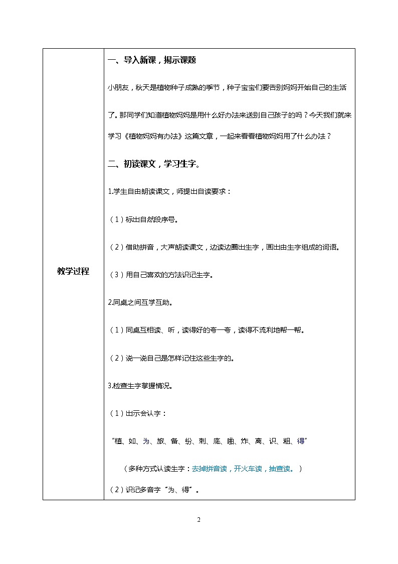 3.《植物妈妈有办法》（第一课时）课件+教案02