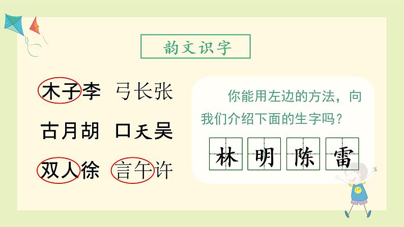 部编版语文一年级下册 第1单元 语文园地一课件PPT02