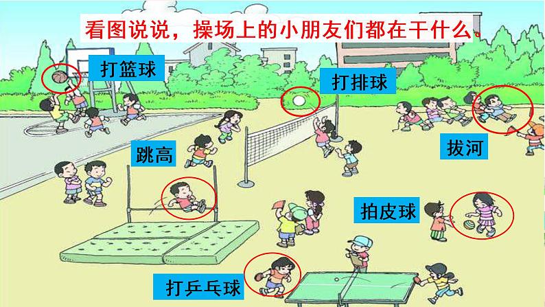 （上课课件）识字7  操场上第1页