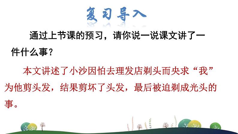 三年级下册语文19  剃头大师 课件第2页