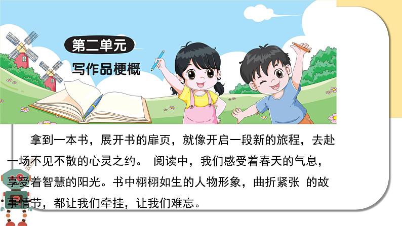 部编版语文六年级下册  习作二：写作品梗概  课件PPT02