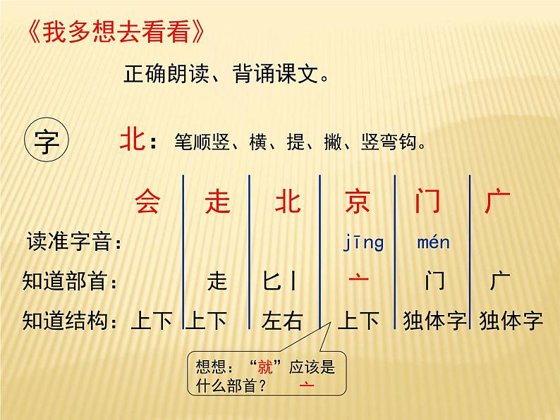 部编教材一年级语文下册第二单元复习2018版课件PPT第6页