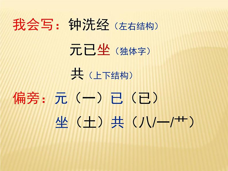 部编教材一年级语文下册语文第七单元复习2018版课件PPT第8页