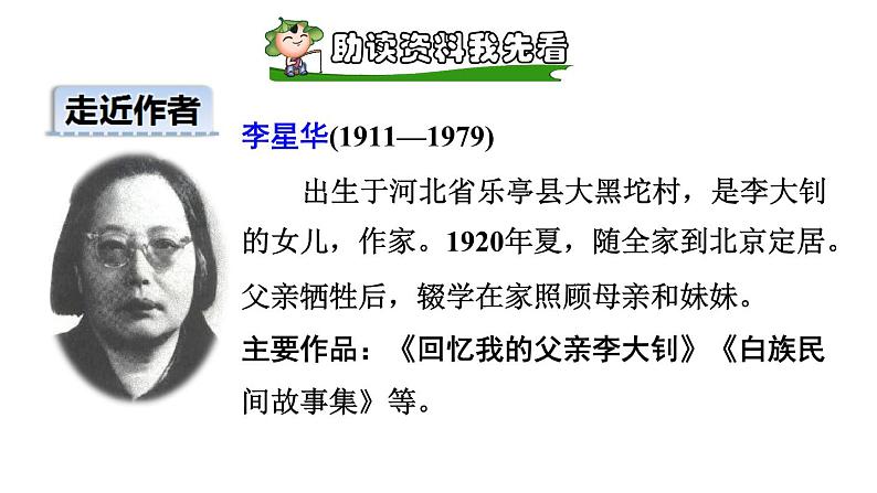 部编版六年级语文下册课件---11.十六年前的回忆03