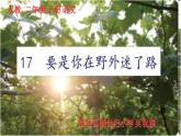 小学语文人教课标版（部编）二年级下册要是你在野外迷了路课件