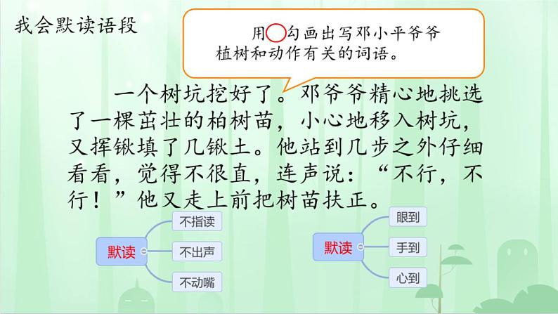 小学语文人教课标版（部编）二年级下册邓小平爷爷植树课件第8页