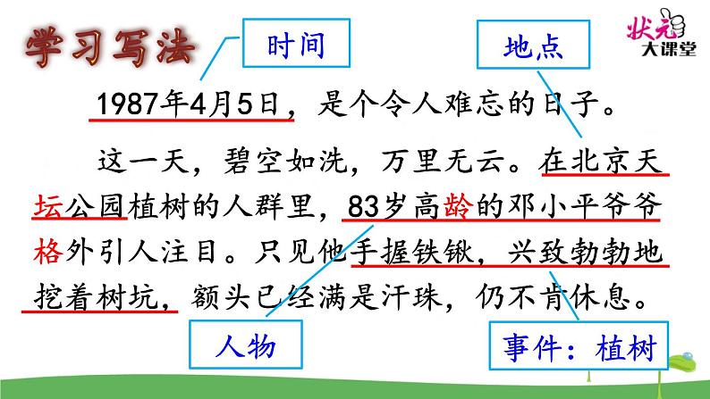 小学语文人教课标版（部编）二年级下册4邓小平爷爷植树课件第7页