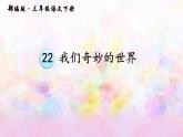 小学语文人教课标版（部编）三年级下册22我们奇妙的世界 2课件PPT