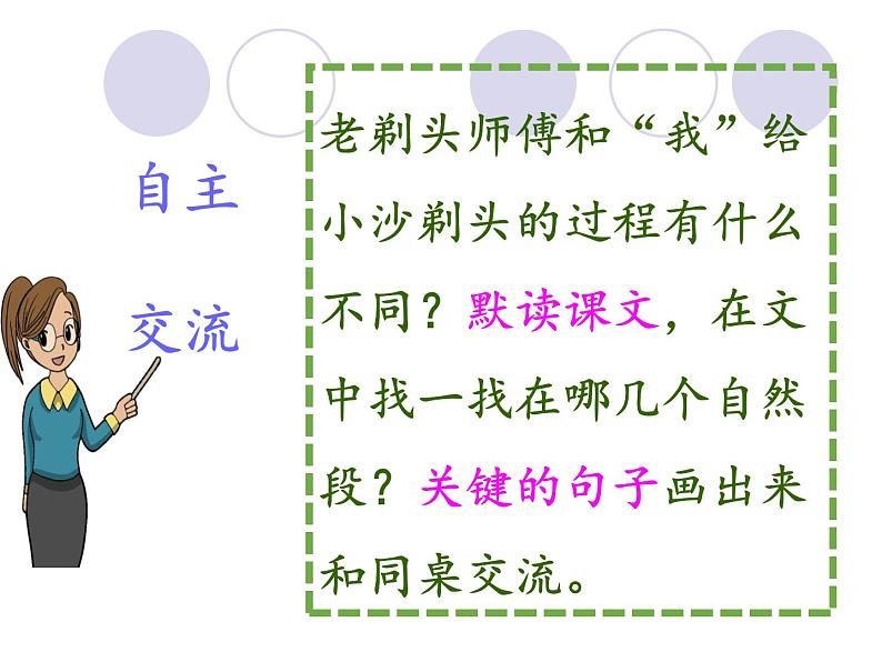 小学语文人教课标版（部编）三年级下册19剃头大师 2课件PPT第4页