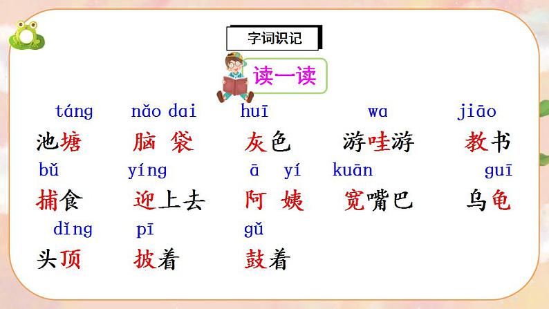 1《小蝌蚪找妈妈》课件PPT+生字课件+教案+音视频素材03