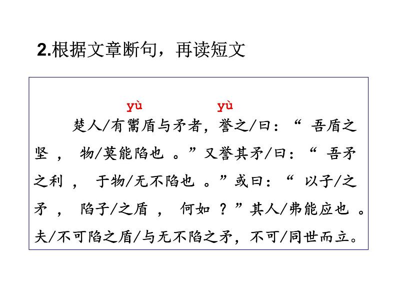 部编版五年级语文下册-15.自相矛盾课件07