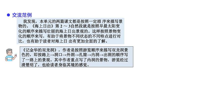 人教部编版四年级语文下册 第5单元 交流平台与习作例文 上课课件第6页