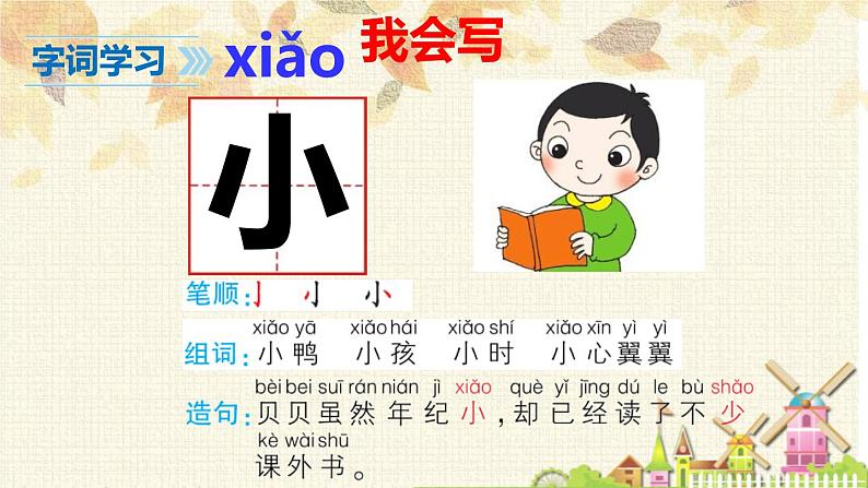 部编版语文一年级上册 识字 7 《 大小多少》同步教学PPT课件第4页