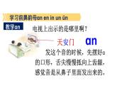 部编版语文一年级上册 汉语拼音 《an en in un ün》同步教学PPT课件