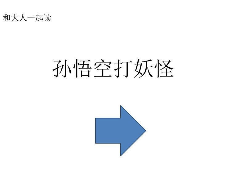 小学语文人教课标版（部编）一年级下册和大人一起读：孙悟空打妖怪 课件第1页