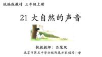 人教部编版三年级上册21 大自然的声音教课课件ppt