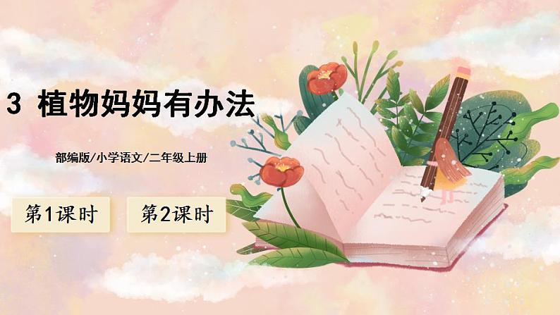 3《植物妈妈有办法》课件PPT+生字课件+教案+音视频素材01