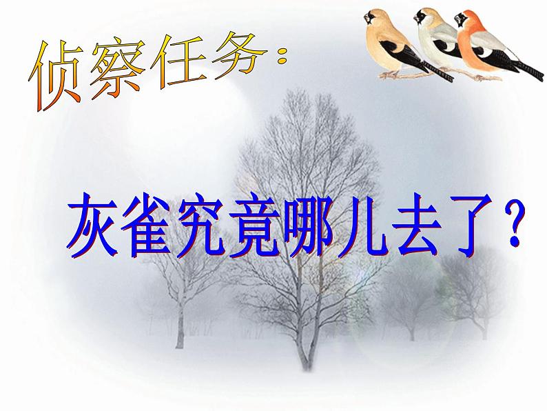 小学语文人教2011课标版（部编）三年级上册（2018年7月第1版）26 灰雀《灰雀》课件 优课课件第8页