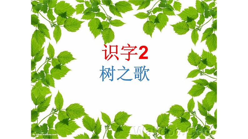 小学语文 人教2011课标版（部编）二年级上册2《树之歌》课件02