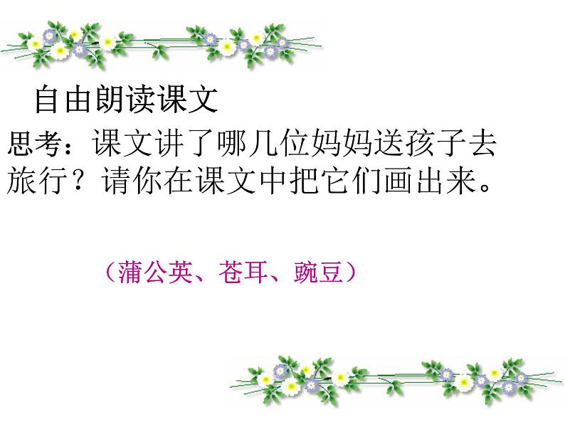 小学语文 人教2011课标版（部编） 二年级上册植物妈妈有办法 课件06