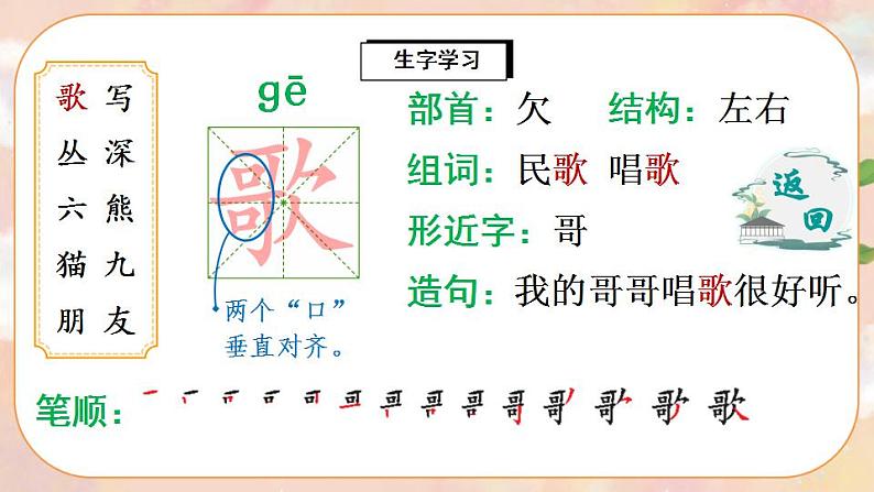 识字3《拍手歌》课件PPT+生字课件+教案+音视频素材03