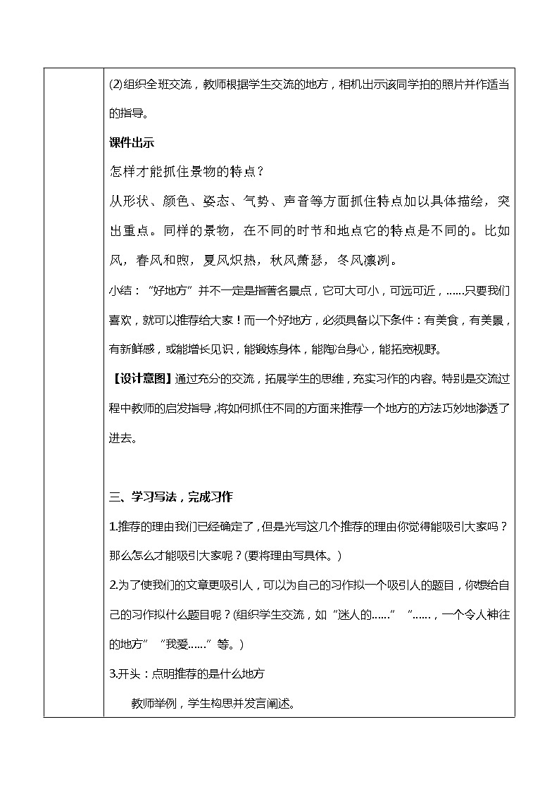 习作《推荐一个好地方》课件PPT+教案03