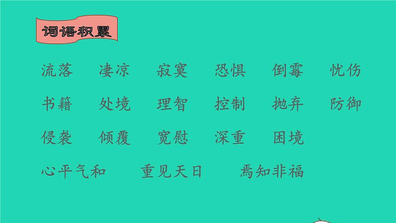 2022春六年级语文下册第二单元5鲁滨孙漂流记教学课件新人教版第4页