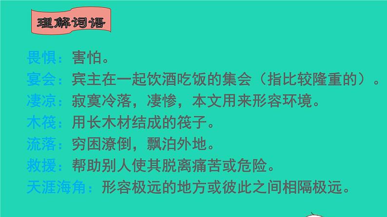 2022春六年级语文下册第二单元5鲁滨孙漂流记教学课件新人教版第5页