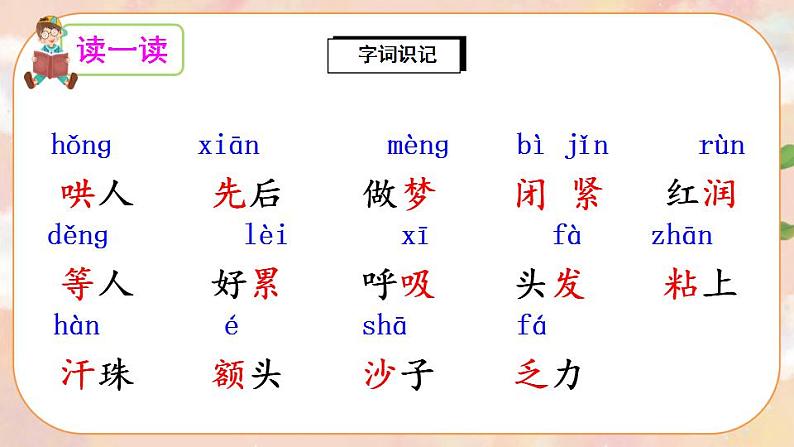 7《妈妈睡了》课件PPT+生字课件+教案+音视频素材04