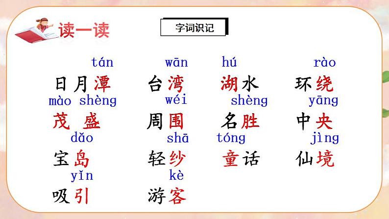 10《日月潭》课件PPT+生字课件+教案+音视频素材06