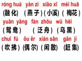 三年级下册语文习题课件 第一单元读拼音写词语训练  部编版