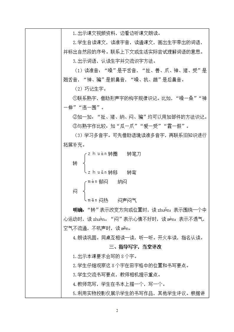 22《狐假虎威》课件PPT+生字课件+教案+音视频素材02
