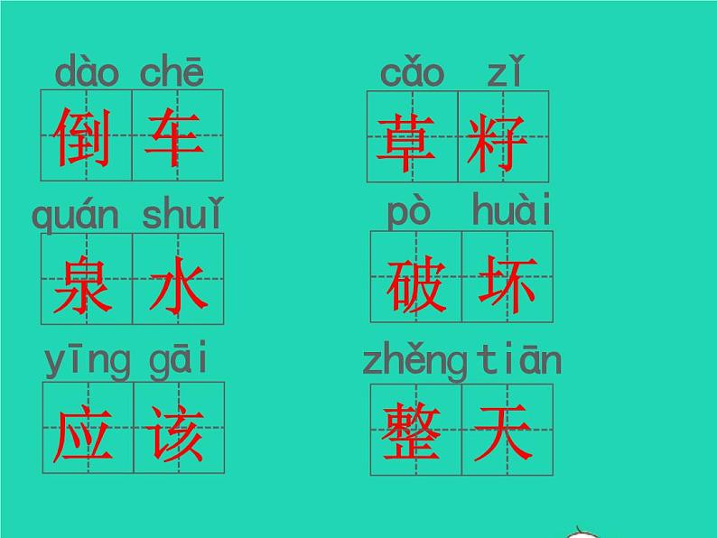 2022春二年级语文下册课文6识字测评习题课件新人教版20220303143第5页