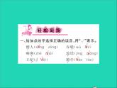 2022春六年级语文下册第一单元4藏戏习题课件新人教版 (1)