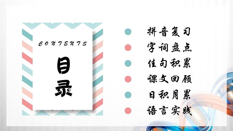 人教版统编教材一年级语文下册（第三单元）复习课件第2页