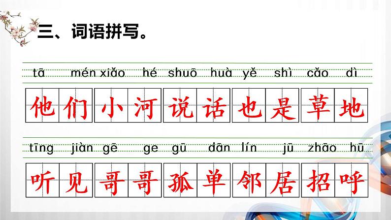 部编小学一年级语文下册（第三单元）复习课件第7页