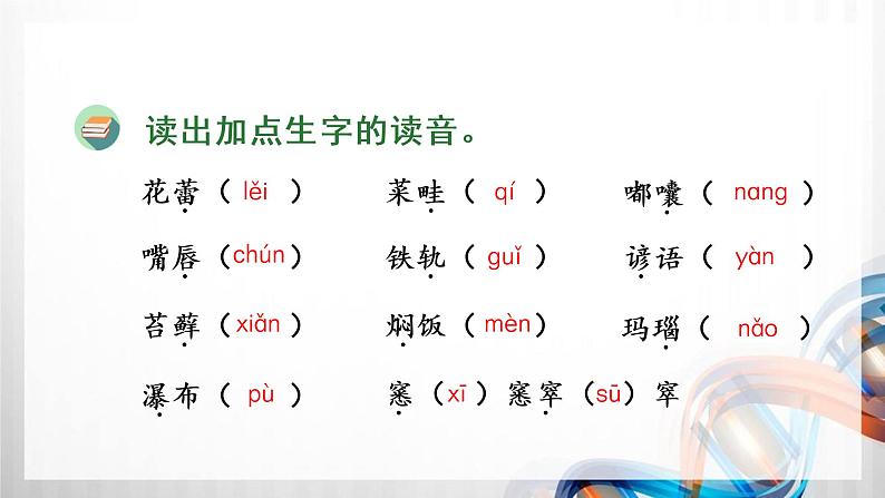 人教版统编教材六年级语文上册（第五单元）复习课件03